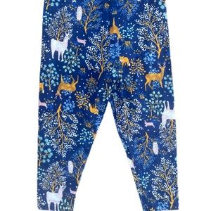 Carter’s Toddler Leggings Size 24 Months Navy Blue with Trees and Animals Motif